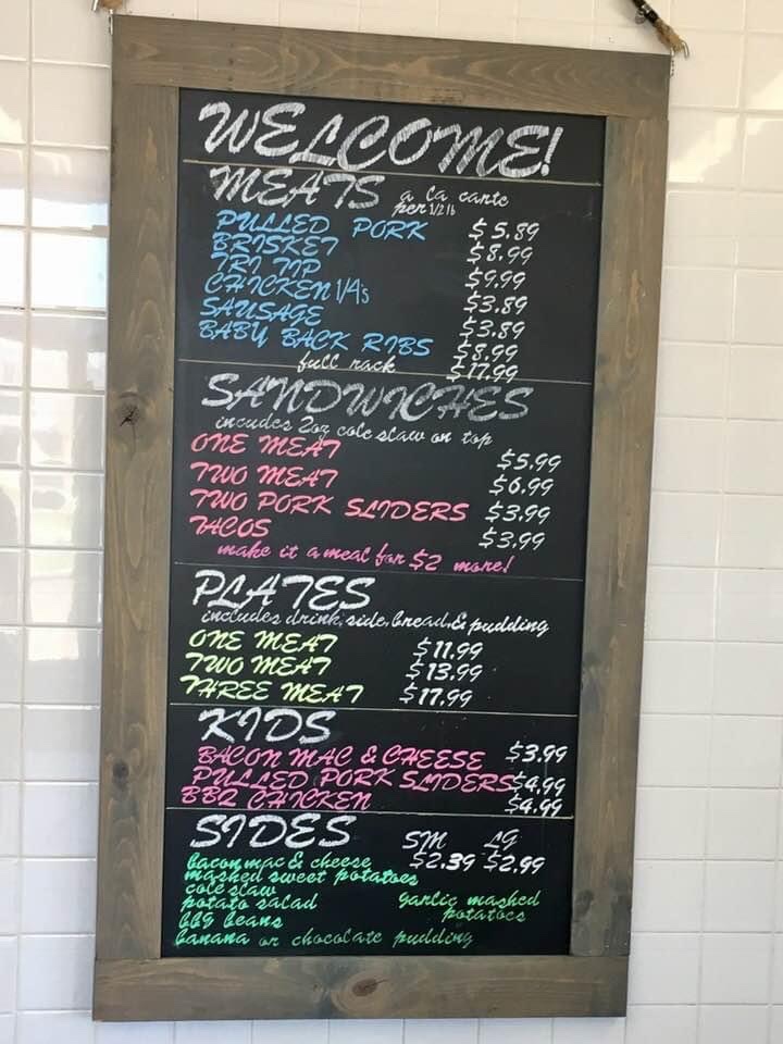 Menu Rustic Pig Bbq, Fruitland, Id-3